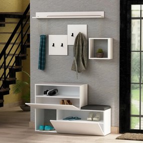 Zestaw do przedpokoju Holdon White