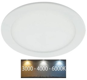 LED Łazienkowa oprawa wpuszczana LED/18W/230V 3000/4000/6000K IP44