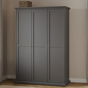 Trzydrzwiowa szafa Paris 3 kolor szary