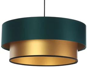 Lampa wisząca DOUBLE GREEN 60 zielona/złota BPS KONCEPT