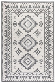 Dywan dwustronny zewnętrzny Gemini szaro-kremowy 160 cm x 230 cm