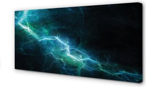 Duży obraz na płótnie Fraktalne Pioruny