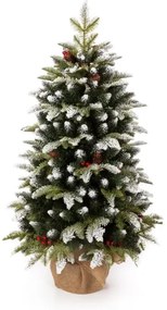 Choinka sztuczna w doniczce PE Jodła Ośnieżona 80cm