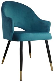 Krzesło obrotowe Velvet podstawa czarno-złota MG20