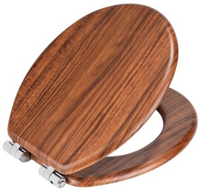 Deska sedesowa CHESTNUT, MDF, Fix-Clip, WENKO