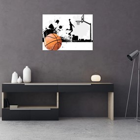 Obraz - Koszykarz (70x50 cm)