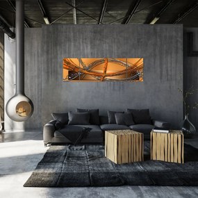 Abstrakcyjny obraz (170x50 cm)