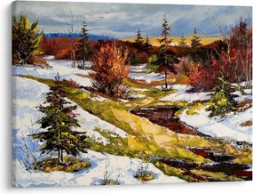 Obraz - Nadejście wiosny (70x50 cm)