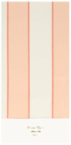 Obrus 137x259 cm Peach Stripe – Meri Meri