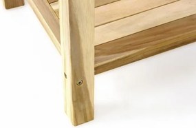 Stolik ogrodowy wykonany z solidnego drewna tekowego DIVERO