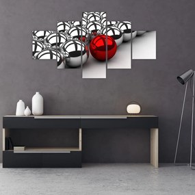 Obraz błyszczących kulek (125x70 cm)