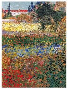 Reprodukcja obrazu Vincenta van Gogha Flower garden – Fedkolor, 30x40 cm