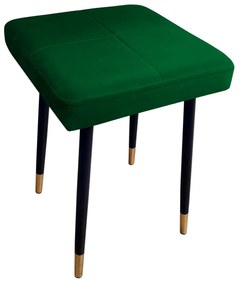 Taboret MAX MG25 zielony podstawa czarna/złota