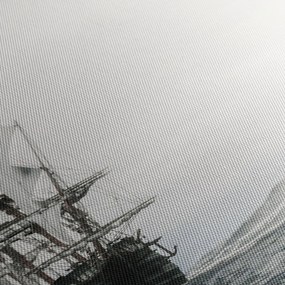 Obraz - Statek płynący po oceanie (70x50 cm)