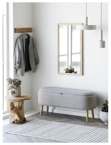 Wieszak ścienny z litego drewna dębowego w naturalnym kolorze 50 cm Barco – House Nordic