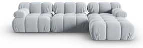 Jasnoniebieska aksamitna sofa 285 cm Bellis – Micadoni Home