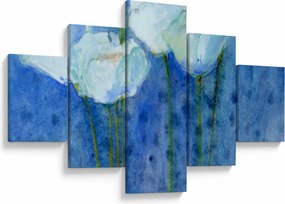 Obraz - Białe tulipany (125x70 cm)