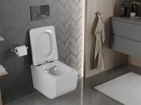 Mexen Vera miska wc Rimless z deską wolnoopadającą slim, duroplast, biała - 30164000