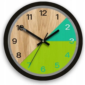 Zegar ścienny nowoczesny z cichym mechanizmem do salonu sypialni okrągły