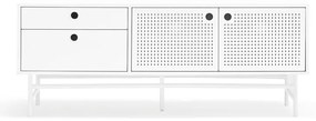 Biała szafka pod TV 140x52 cm Punto – Teulat
