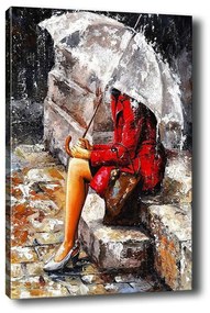 Obraz Tablo Center Waiting in the Rain, 40x60 cm