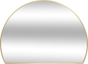 Lustro półokrągłe do przedpokoju ALICE, metalowa rama, 90 x 65 cm