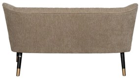 Beżowa sofa z tkaniny szenilowej 134 cm Glam – Ixia