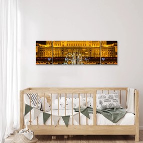 Obraz - Pałac Parlamentu, Bukareszt Rumunia (170x50 cm)