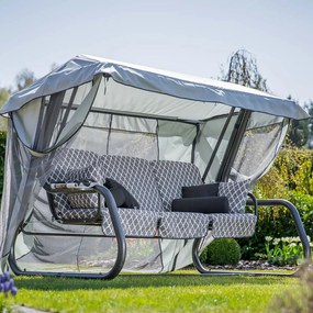 Huśtawka ogrodowa z moskitierą Venezia Lux H030-06PB PATIO