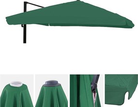 Wymienny pokrowiec do parasola MCW-A96 III,  ciemnozielony