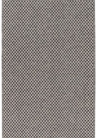 Kremowo-czarny chodnik odpowiedni na zewnątrz Narma Diby, 70x100 cm