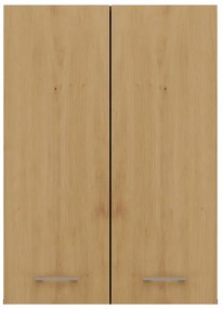 Szafka łazienkowa ścienna antracyt + dab artisan P3-S07