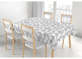 Bellatex Obrus Adéla Feather szary, 120 x 140 cm, 120 x 140 cm