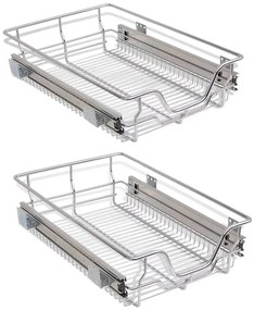 2 sztuki stalowego kosza cargo - Delvid 3X