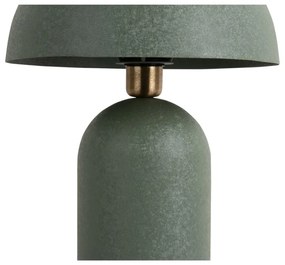 Zielona lampa stołowa z metalowym kloszem (wysokość 43 cm) Boaz – Leitmotiv