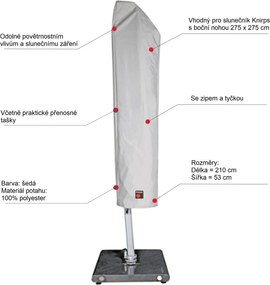 Pokrowiec ochronny na parasol Knirps 275 x 275cm