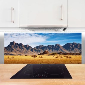 Panel Szklany Surowe Góry na Pustyni