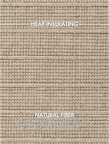 Beżowy wełniany dywan tkany ręcznie 80x150 cm Camden Parker – Ted Baker