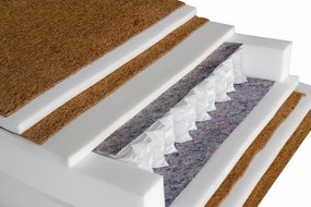 Dwustronny materac kokosowy 160x200 H6-G07