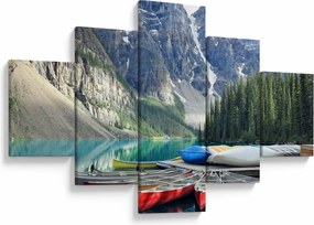 Obraz - Moraine Lake (125x70 cm)