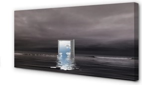 Obraz na płótnie Drzwi na Granicy Morza i Nieba