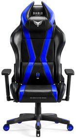 Fotel gamingowy Diablo X-Horn 2.0 Normal Size, czarno-niebieski