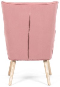Fotel na uszach PINK2, różowy