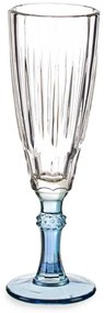 Kieliszek do szampana z kolorową nóżką, 170 ml, 6 sztuk
