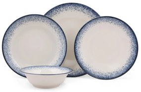 24-częściowy zestaw talerzy porcelanowych Kutahya Hurgo