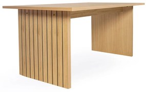 Stół z blatem w dekorze dębu 90x160 cm Stripe – Woodman