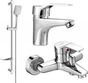 Mexen Caro DF62 zestaw wannowy, chrom - 746603DF62-00