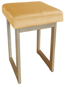 TABORET SOLID 60cm STOŁEK LOFT podstawa złota MG15