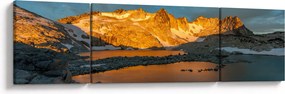 Obraz krajobrazu wysokogórskiego (170x50 cm)
