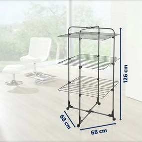Leifheit Suszarka do ubrań Classic Tower 270 BLACK